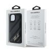Karl Lagerfeld KLHCP14SPQDSMGK iPhone14 / 15 / 13 6.1 czarny/black hardcase Diagonal Quilted Script